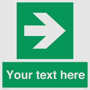 Custom Arrow Right Sign